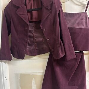 3 piece skirt suit set